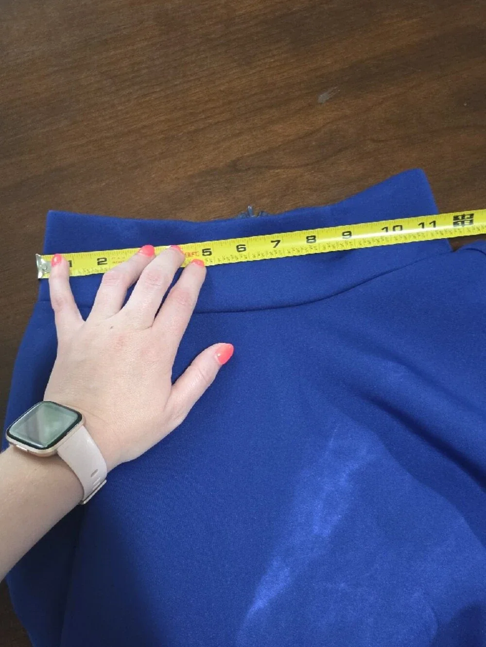 The Vintage Shop Royal Blue Circle Skirt - Picture 6 of 7